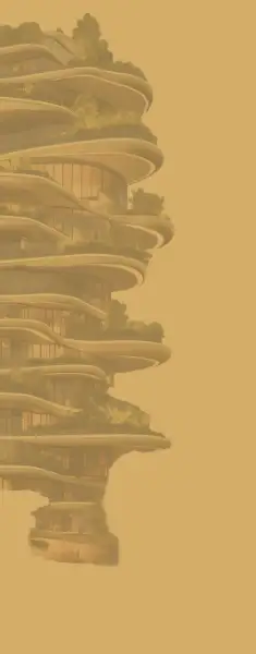 Founder’s message backdrop representing the vision and philosophy of Della Townships