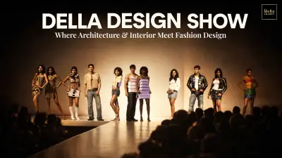 Jimmy Mistry at Della Design Show in Pune | Architecture and Interior Meets Fashion Design