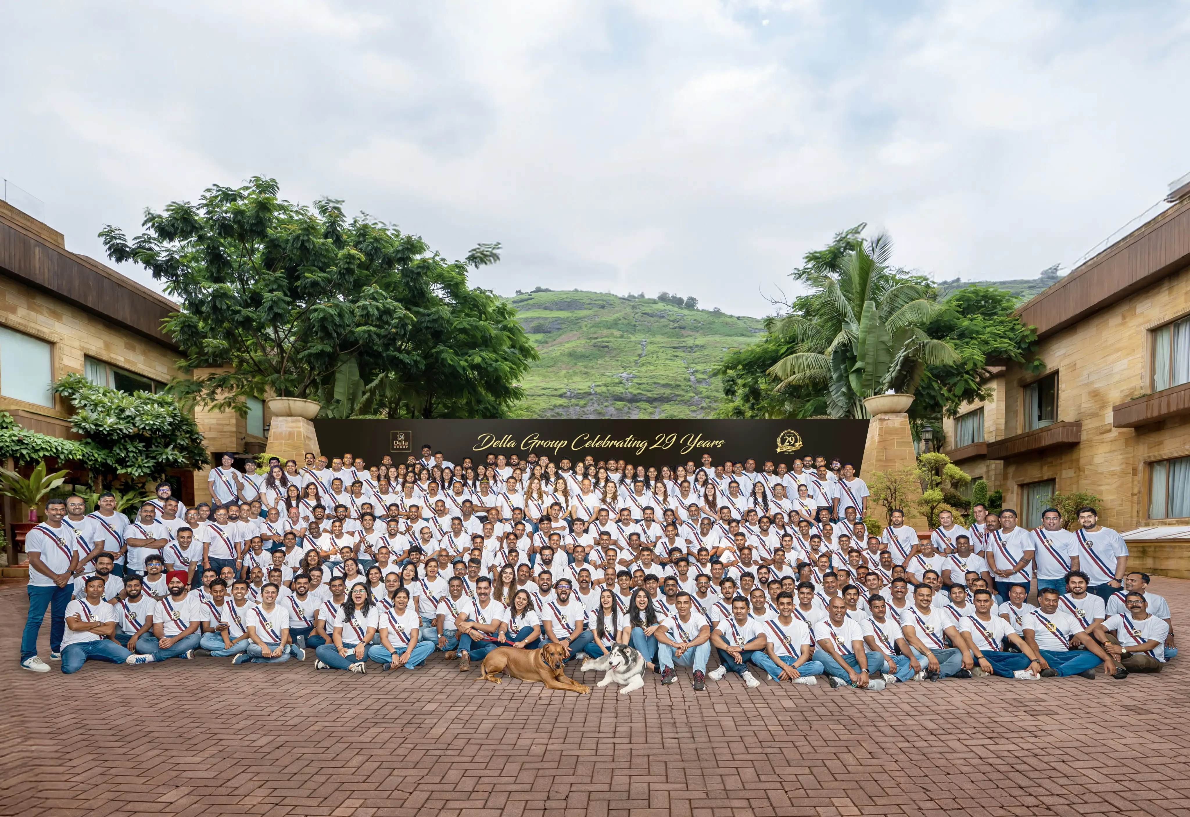 Cheerful and optimistic work culture of Della Townships employees fostering positive environments