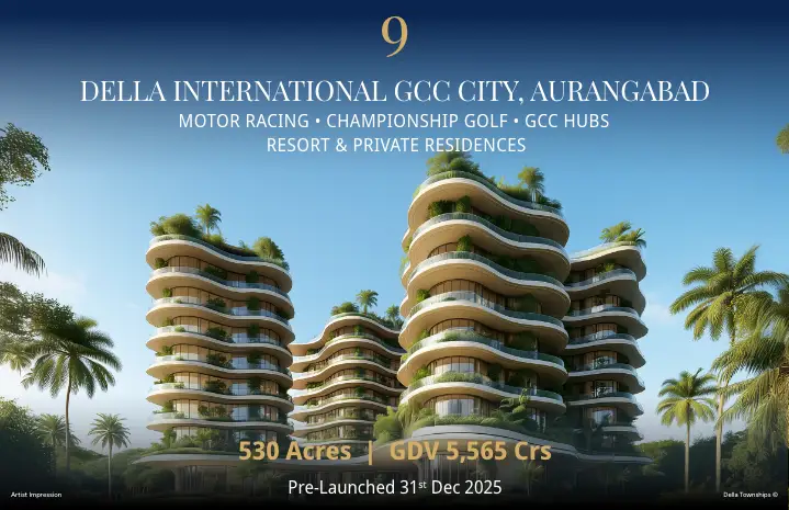 Della Townships International Golf City integrated resort and private residences in Aurangabad