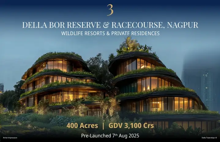 Della Townships Bor Reserve & Racecourse integrated resort and residences in Nagpur