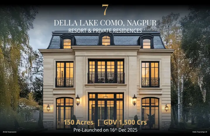Della Townships Lake Como luxury resort and private residences in Nagpur