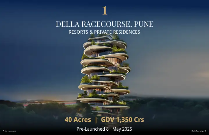 Luxury integrated resort and private residences by Della Townships in Pune Racecourse