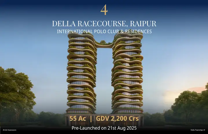 Della Townships Racecourse international polo club and residences in Raipur