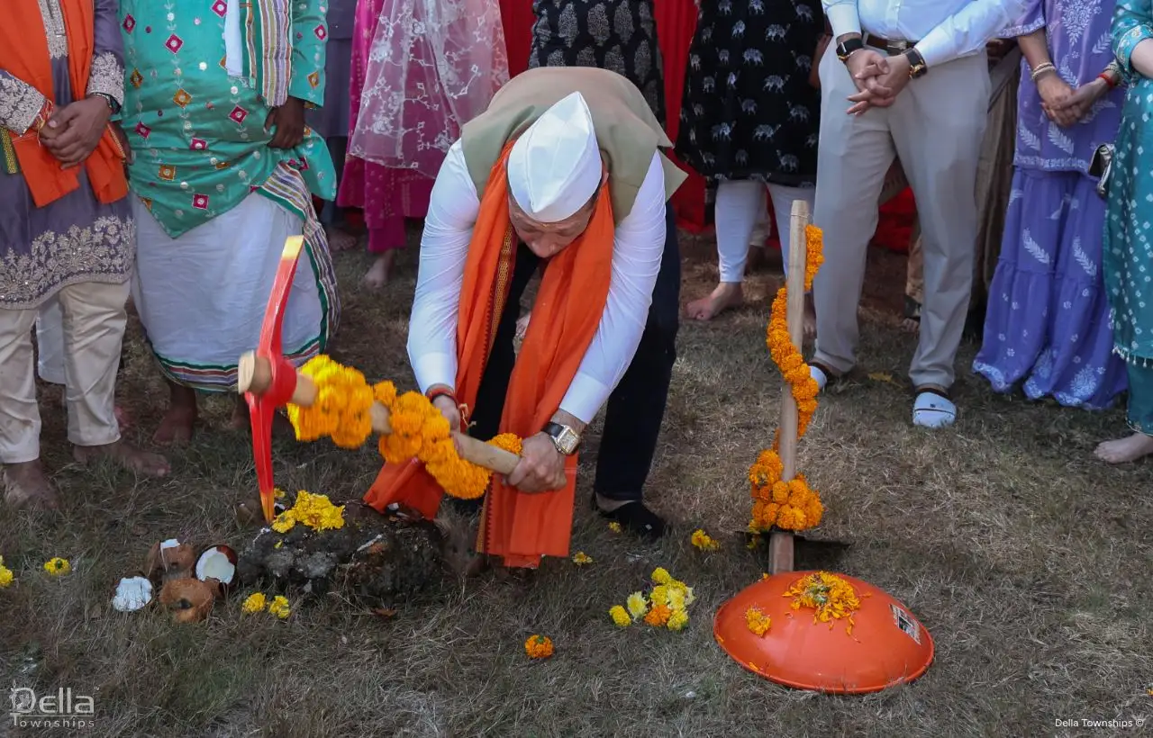 Della racecourse pune Bhumi Poojan Ceremony | Della Townships 10