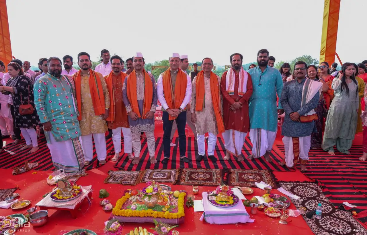 Della racecourse pune Bhumi Poojan Ceremony | Della Townships 12