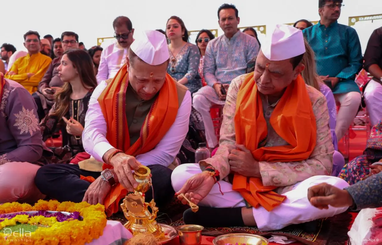 Della racecourse pune Bhumi Poojan Ceremony | Della Townships 2