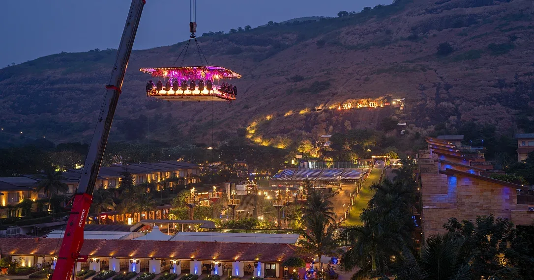 Della CDDMO Model Township Drone view