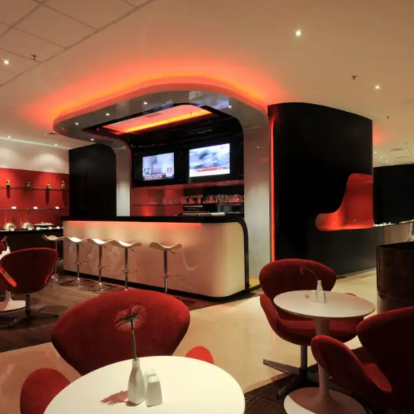 Luxurious and Iconic Airline Lounge for Kingfisher Airlines