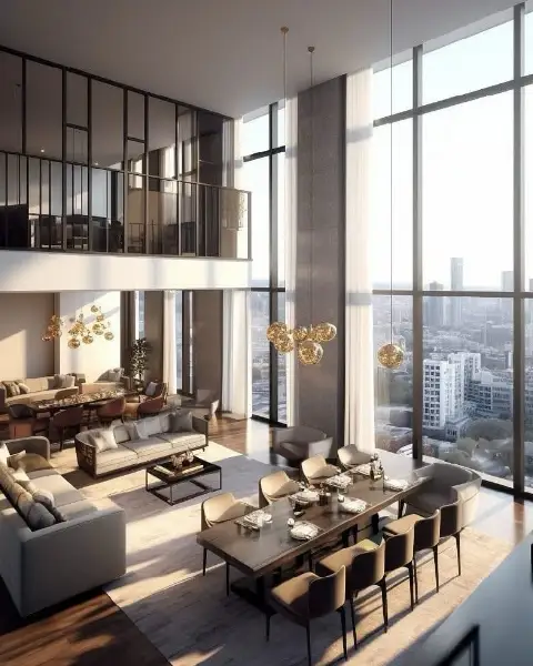 Armani Inspired Penthouse-Home Interiors