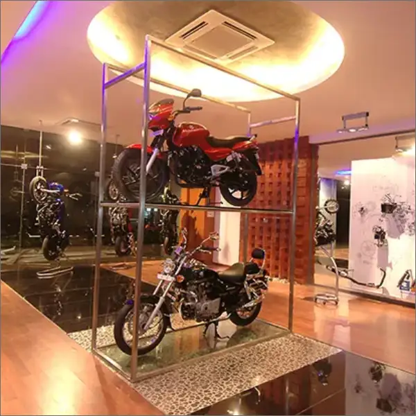 1,27,000 sq. ft. design and build for the Bajaj Pro Biking Concept Retail Chain