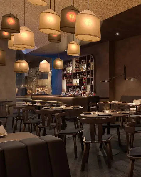 Blue Blossom Restaurant-Hotel Interiors