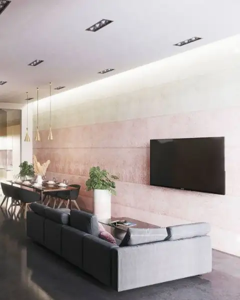 Coloured Concrete House-Home Interiors