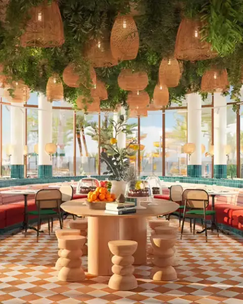 GH Waterpark Restaurant-Hotel Interiors