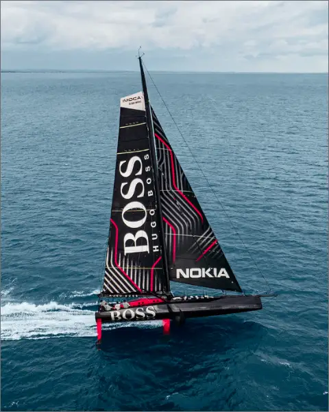 Hugo Boss Yacht-Branding