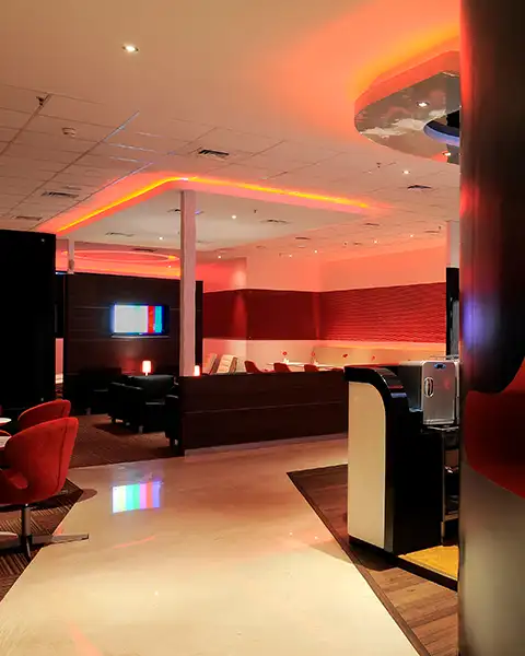 Luxurious and Iconic Airline Lounge for Kingfisher Airlines