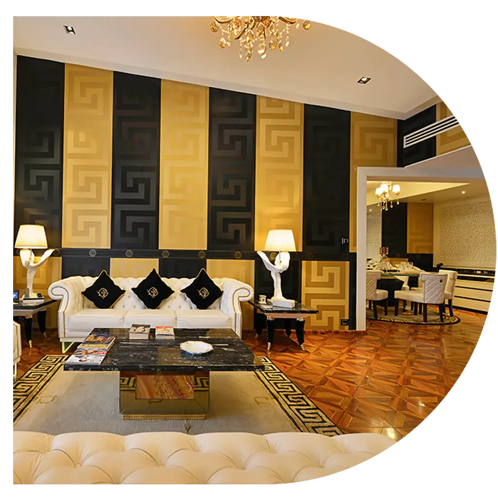 Della Resort Presidential Suite Designer resort rooms that exude inspired design touches and luxurious furnishings.