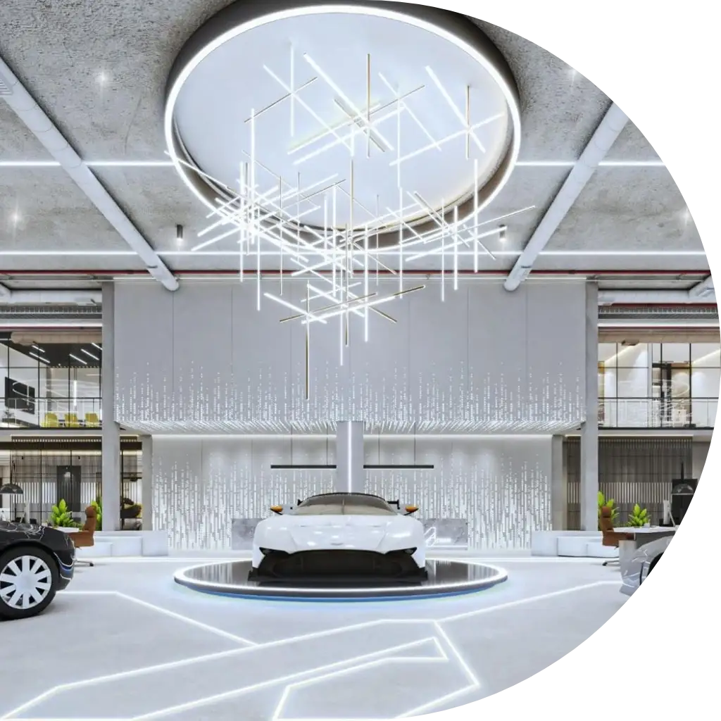 Neo Modern Car Showroom