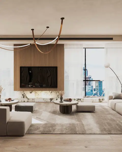 Trump Tower Penthouse-Home Interiors