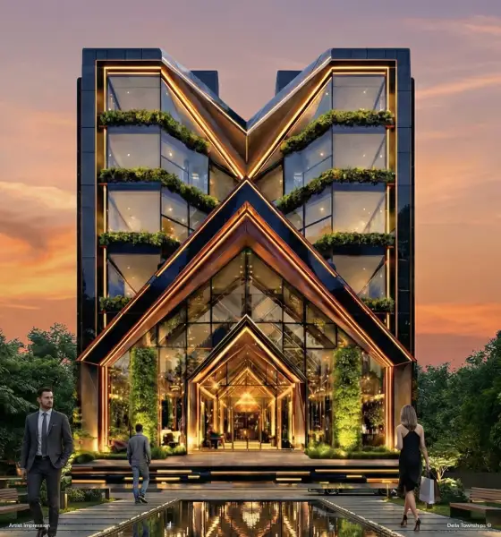 Della Fashion Art Architecture district at Della GCC City Ahmedabad