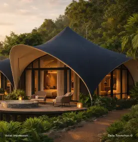 15,000 sqft Architecture enclave featuring design studios at Della Design District Ahmedabad