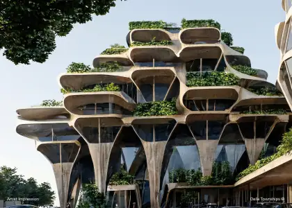 1Lakh sqft Creative private office spaces at Della Design District Ahmedabad