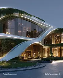 Golf retail and lifestyle shopping space at Della GCC City Ahmedabad