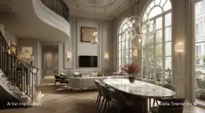 Della Branded Residences Restaurant View | Della Townships