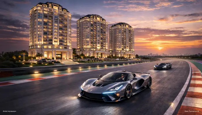 Branded residences at Monte Carlo International Racing Circuit by Della Townships in Ahmedabad