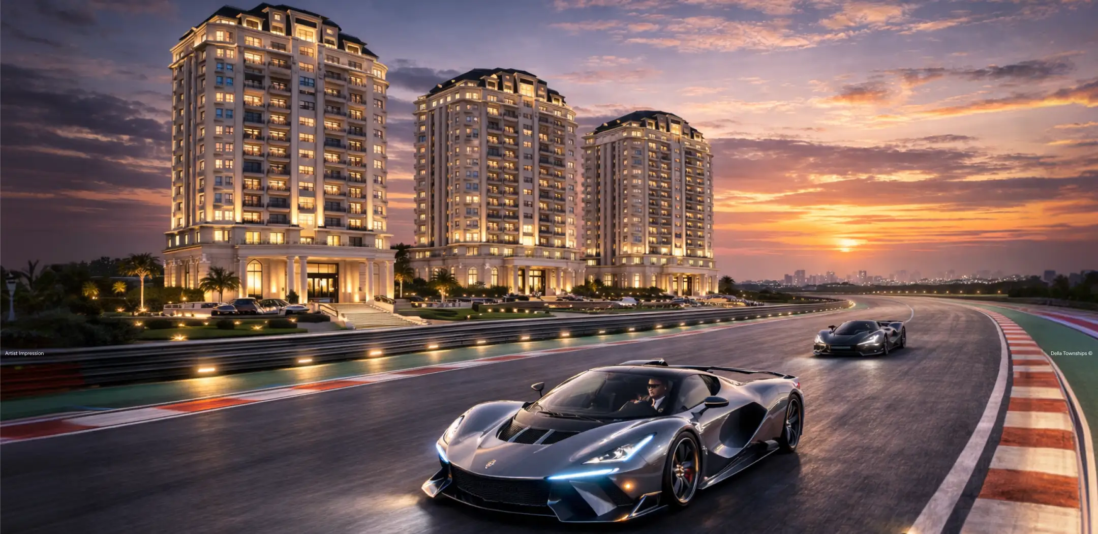 Luxury resort and private residences by Della Townships in Ahmedabad, Gujarat