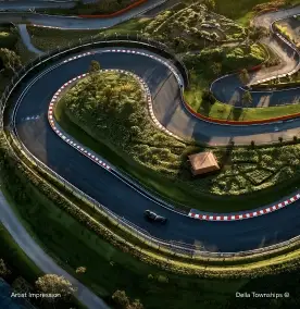 5.3 kilometer multi use motorsport track at Della GCC City Ahmedabad