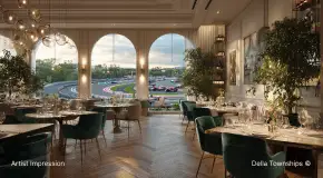 Restaurant view | Della monte carlo international racing circuit | Della Townships
