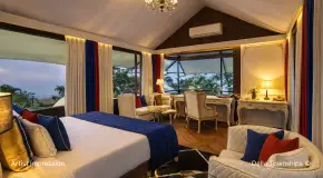 Living area of 5 Star Resort Rooms | Della Townships