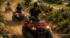 ATV off-road adventure experience at Della Townships Lake Como Dapoli