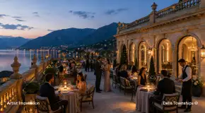 Fine dining and social experiences at the Design District in Della Townships Lake Como Dapoli