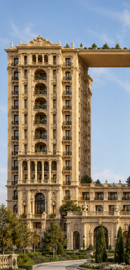 Luxury branded residences tower at Della Townships Lake Como Dapoli