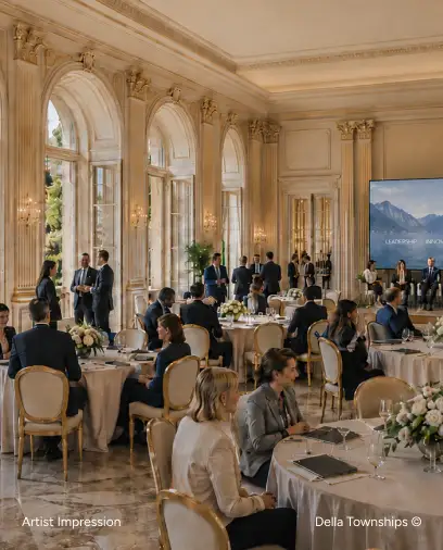 Luxury events and banquet venue at Della Townships Lake Como Dapoli