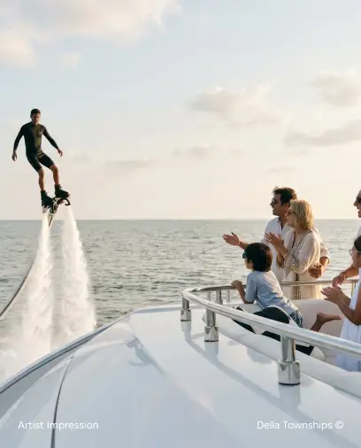 Exclusive yacht lifestyle experience at Della Townships Lake Como Dapoli