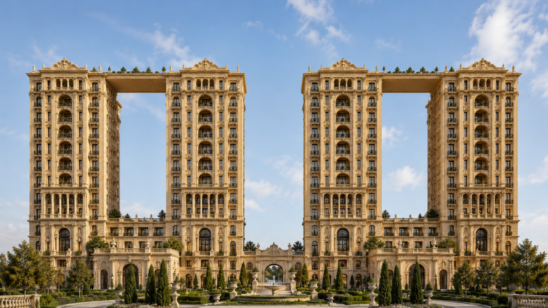 Luxury Lake Como township by Della Townships in Dapoli, India