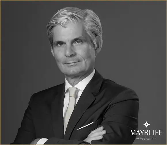 Dr Dieter Resch CEO of MayrLife in collaboration with Della Townships