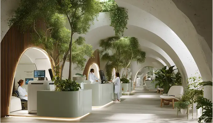 Consultation and diagnostics suite at Della MayrLife Longevity center