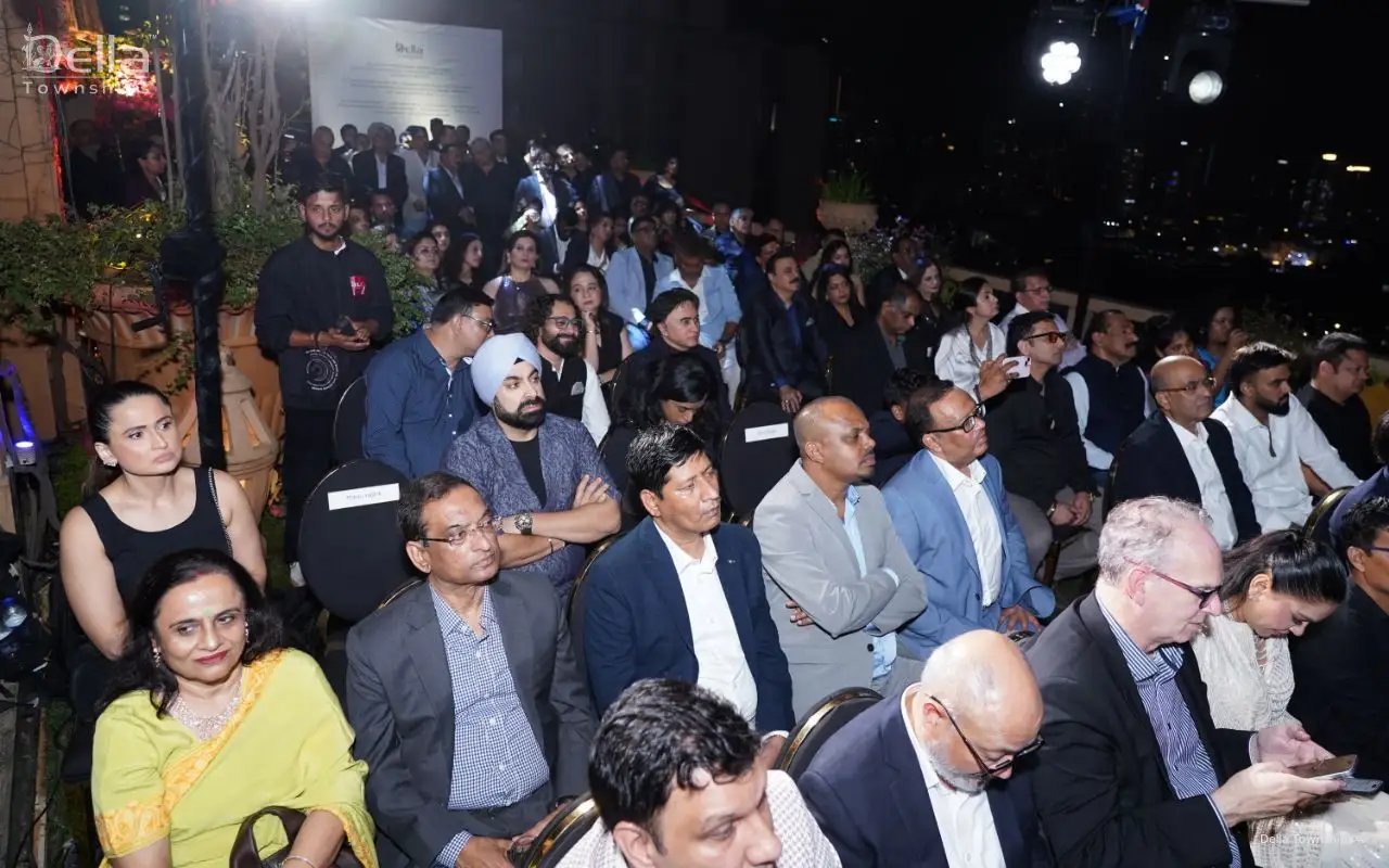 Investors and guests attending Della Townships launch event