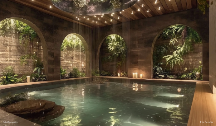 Hammam hydrotherapy spa at Della MayrLife Longevity center