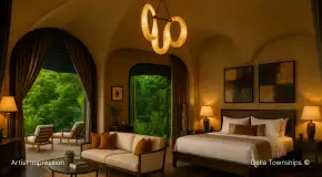 5 star luxury resort rooms | Della Design District, Ahmedabad | Della Townships