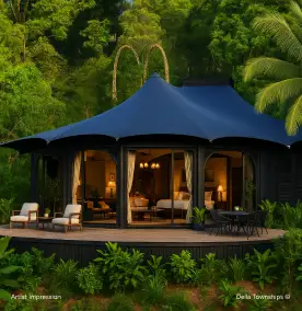 300 Rooms 5 Star Glamping Resort | Della Townships