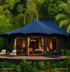 300 Rooms 5 Star Glamping Resort | Della Townships