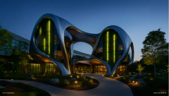 Aerial View of Della Extreme Adventure Park | Della Townships