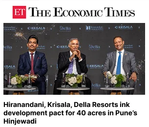Hiranandani Krisala JV, Della Partner for Pune Mega Township