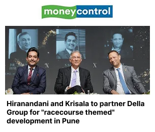 Hiranandani and Krisala to partner Della Group for racecourse themed development in Pune