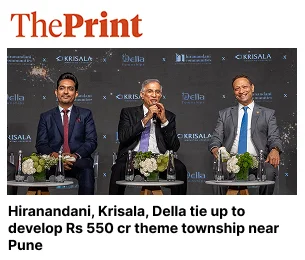 Hiranandani Krisala Della tie up to develop Rs 550 cr theme township near Pune